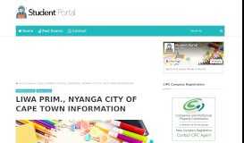 
							         LIWA PRIM., NYANGA CITY OF CAPE TOWN ... - Student Portal								  
							    