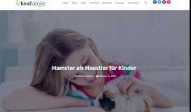
							         lll   Hamster als Haustier für Kinder | Familien Kind Portal								  
							    