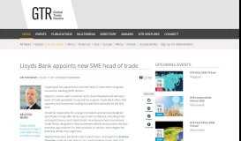 
							         Lloyds Bank appoints new SME head of trade | Global Trade Review ...								  
							    