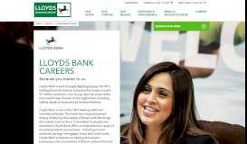 
							         Lloyds Bank Careers - Home - Lloyds Banking Group plc								  
							    