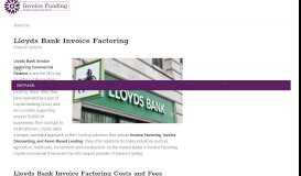 
							         Lloyds Bank Invoice Factoring | Invoice Discounting | Invoice ...								  
							    