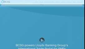 
							         Lloyds International trade portal, powered by BCSG								  
							    