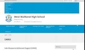 
							         LMAS - West Wallsend High School								  
							    