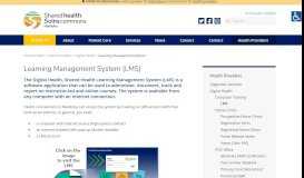 
							         LMS - Digital Health - Health Providers - Shared Health								  
							    