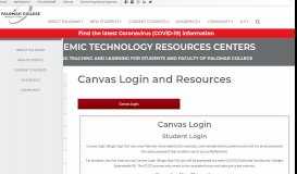 
							         LMS Login - Academic Technology Resources ... - Palomar College								  
							    