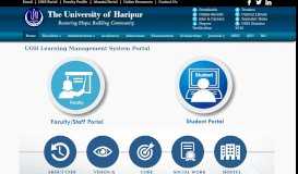 
							         LMS Portal - The University of Haripur								  
							    