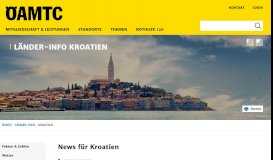 
							         Länder-Info Kroatien | ÖAMTC								  
							    