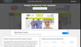 
							         LNWH C Traineasy. LNWH Learning Portal - FreeTemplateSpot								  
							    