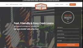 
							         Loan Application | Tennessee Quick Cash								  
							    