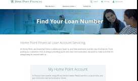 
							         Loan Number Lookup | Manage Your Account | Home Point Financial ...								  
							    