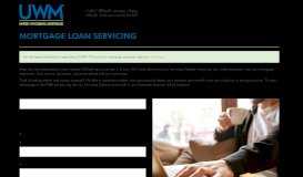 
							         Loan Servicing - United Wholesale Mortgage								  
							    