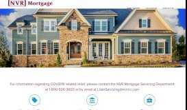 
							         Loan Status - NVR Mortgage								  
							    