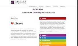 
							         Loblaw Customized Learning Portals & Apps - OnPoint Digital								  
							    