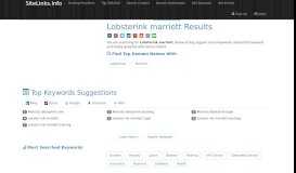 
							         Lobsterink marriott Results For Websites Listing - SiteLinks.Info								  
							    