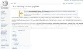 
							         Local exchange trading system - Wikipedia								  
							    