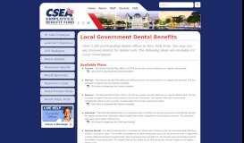 
							         Local Government Dental Benefits : CSEA EBF								  
							    