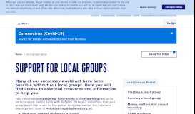 
							         Local groups portal - Diabetes UK								  
							    