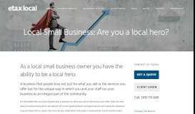 
							         Local small business: Are you a local hero? - Etax Local								  
							    