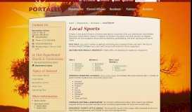 
							         Local Sports / Portales, NM - City of Portales								  
							    