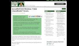 
							         LocalAdClick Review: Fake classifieds? Scam. - BehindMLM								  
							    