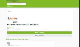 
							         Locanto Questions | ProductReview.com.au								  
							    