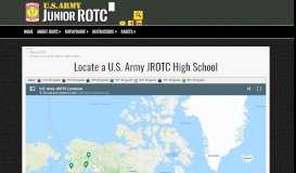 
							         Locate a U.S. Army JROTC High School								  
							    
