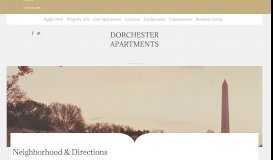 
							         Location | Dorchester Apartments								  
							    