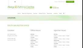 
							         Location - Metroplex Allergy - Allergy & Asthma Centres of the Metroplex								  
							    