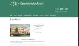 
							         Location - Oldendorf Medical Services								  
							    