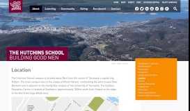 
							         Location | The Hutchins School, Hobart Tasmania								  
							    