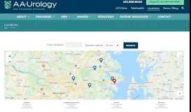 
							         Locations - Anne Arundel Urology								  
							    