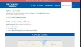 
							         Locations & Contact - Urology San Antonio								  
							    