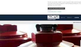 
							         Locations - Kemper Valve & Fittings Corp.								  
							    