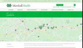 
							         Locations - Marshall Health								  
							    