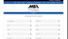 
							         Locations – MEA Medical Clinics								  
							    