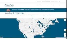
							         Locations & Pathologists – AmeriPath: Anatomic Pathology Services								  
							    