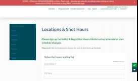 
							         Locations & Shot Hrs - Northwest Asthma & Allergy Center								  
							    