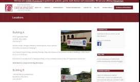 
							         Locations | Youngstown Orthopaedic Associates								  
							    