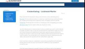 
							         Lockheed Martin 2 Factor Authentication - MyExostar								  
							    