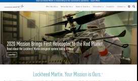 
							         Lockheed Martin Corporation | Lockheed Martin								  
							    
