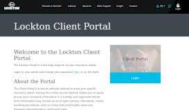 
							         Lockton Client Portal | Lockton Australia								  
							    