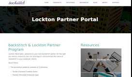 
							         Lockton Partner Portal - backstitch								  
							    