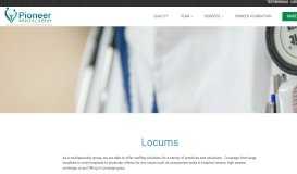 
							         Locums - Pioneer Medical Group Florida								  
							    