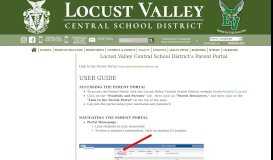
							         Locust Valley Central School District Students & Parents | Parent Portal								  
							    