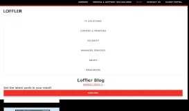 
							         Loffler Blog								  
							    