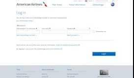 
							         Log in – AAdvantage account login and password – American ...								  
							    