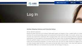 
							         Log In | ABB OPTICAL GROUP								  
							    