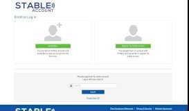
							         Log In - ABLE Customer Access Portal - STABLE Account								  
							    