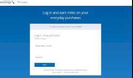 
							         Log In - American Airlines AAdvantage eShopping								  
							    