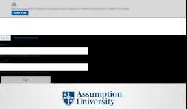 
							         Log in | Assumption College								  
							    